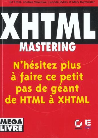 Couverture du livre « Xhtml » de Dykes L aux éditions Eska