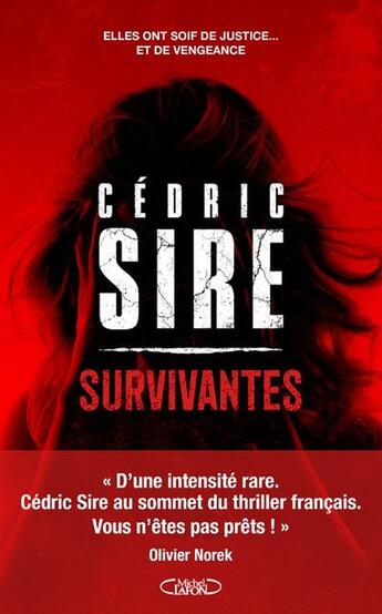 Couverture du livre « Survivantes » de Cedric Sire aux éditions Michel Lafon