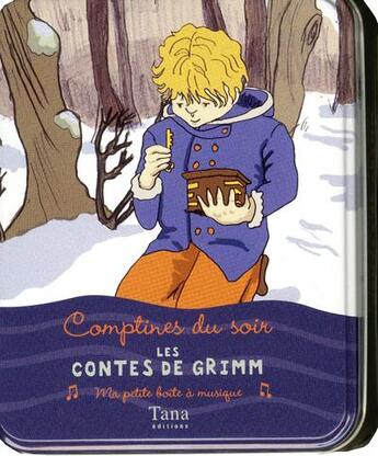 Couverture du livre « Comptines du soir - les contes de grimm » de Bayle/Pastre aux éditions Tana