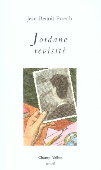 Couverture du livre « Jordane revisite » de Jean-Benoît Puech aux éditions Champ Vallon