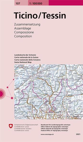 Couverture du livre « Ticino tessin » de  aux éditions Ofts