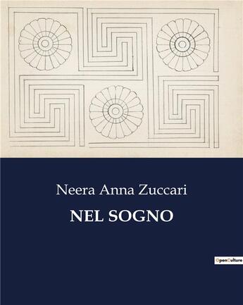 Couverture du livre « NEL SOGNO » de Neera Anna Zuccari aux éditions Culturea