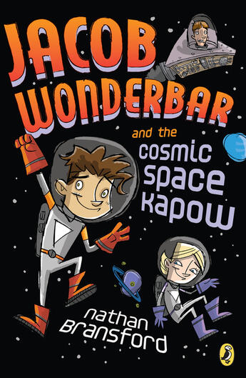 Couverture du livre « Jacob Wonderbar and the Cosmic Space Kapow » de Bransford Nathan aux éditions Penguin Group Us