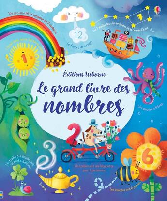 Couverture du livre « Le grand livre des nombres » de Felicity Brooks et Sophia Touliatou aux éditions Usborne