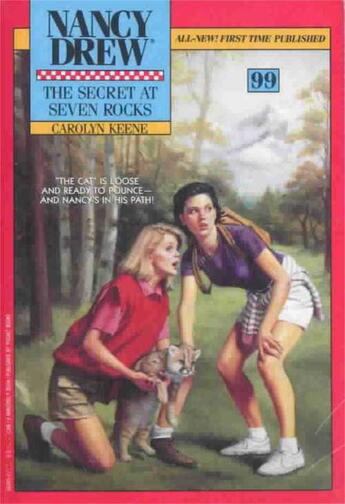 Couverture du livre « The Secret at Seven Rocks » de Carolyn Keene aux éditions Aladdin