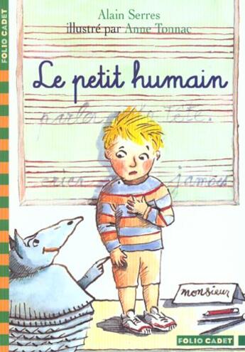 Couverture du livre « Le petit humain » de Serres/Tonnac aux éditions Gallimard-jeunesse