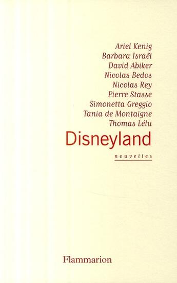 Couverture du livre « Disneyland » de  aux éditions Flammarion