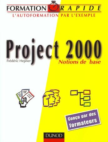 Couverture du livre « Microsoft Project 2000 » de Frederic Hepner aux éditions Dunod