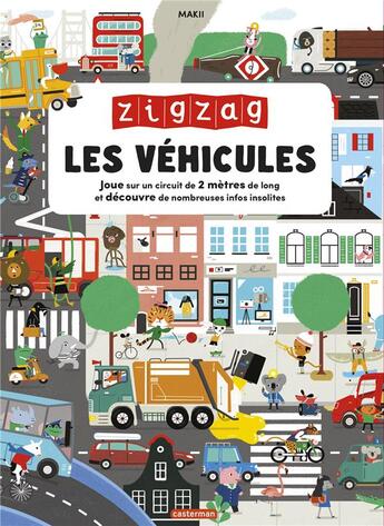 Couverture du livre « Zigzag ; les véhicules » de Makii aux éditions Casterman