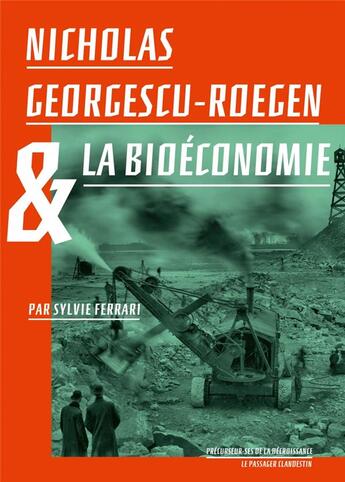 Couverture du livre « Nicholas Georgescu-Roegen et la bioéconomie » de Francois Jarrige et Helene Tordjman aux éditions Le Passager Clandestin