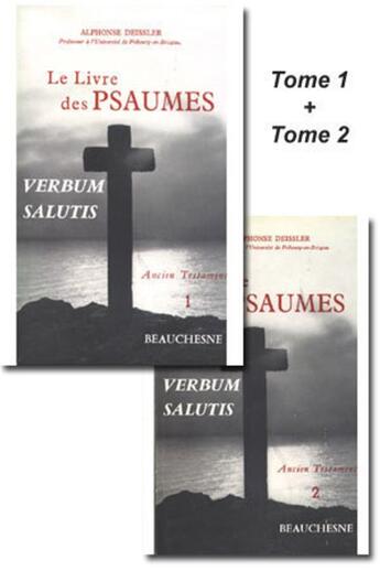 Couverture du livre « Le livre des psaumes. Pack 2 volumes » de Alphonse Deissler aux éditions Beauchesne