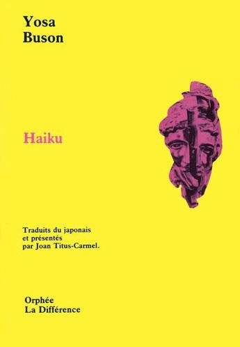 Couverture du livre « Haiku » de Yosa Buson aux éditions La Difference