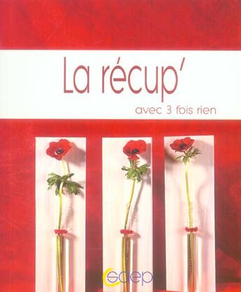 Couverture du livre « La Recup' » de  aux éditions Saep