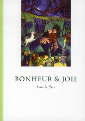 Couverture du livre « Bonheur et joie dans la Thora » de  aux éditions Keren Rabbi Israel