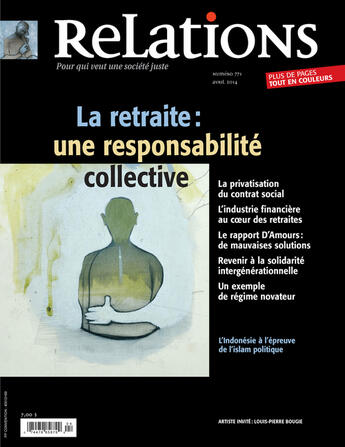 Couverture du livre « Relations. No. 771, Mars-Avril 2014 » de Naim Kattan et Claude Morin et Catherine Caron et Elisabeth Gibeau et Dominique Bernier et Raul Burbano et Walter Fernandes et Ianik aux éditions Centre Justice Et Foi