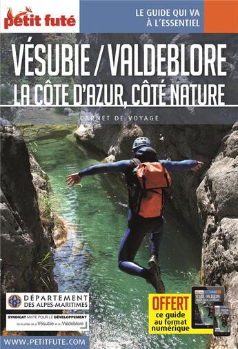 Couverture du livre « GUIDE PETIT FUTE ; CARNETS DE VOYAGE : Vésubie / Val Deblore ; la Côte d'Azur, côté nature » de Collectif Petit Fute aux éditions Le Petit Fute