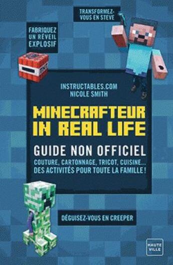 Couverture du livre « Minecraft in real life » de  aux éditions Hauteville