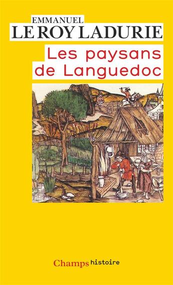 Couverture du livre « Les paysans de languedoc » de Le Roy Ladurie aux éditions Flammarion