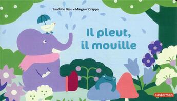 Couverture du livre « Il pleut, il mouille » de Sandrine Beau et Margaux Grappe aux éditions Casterman