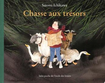 Couverture du livre « Chasse aux tresors » de Satomi Ichikawa aux éditions Ecole Des Loisirs