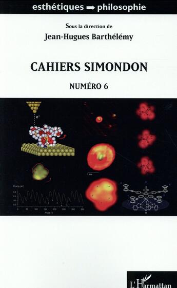 Couverture du livre « Cahiers simondon numero 6 » de Jean-Hugues Barthelemy aux éditions L'harmattan