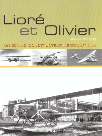 Couverture du livre « Les avions liore et olivier » de Gerard Hartmann aux éditions Etai