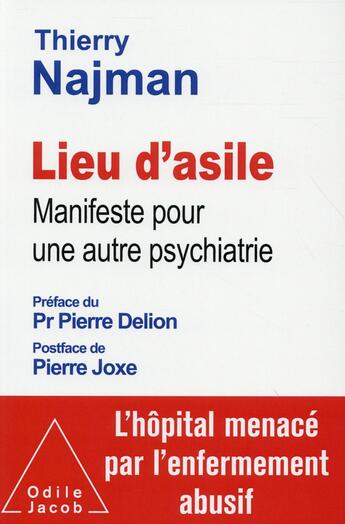 Couverture du livre « Lieu d'asile » de Thierry Najman aux éditions Odile Jacob