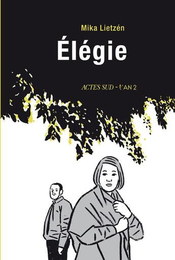 Couverture du livre « Élégie » de Mika Lietzen aux éditions Actes Sud