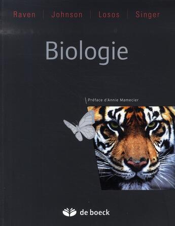Couverture du livre « Biologie » de Johnson/Losos/Raven aux éditions De Boeck Superieur