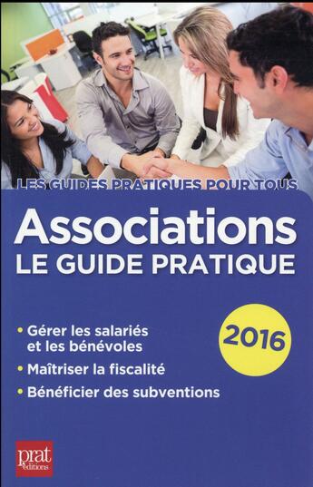 Couverture du livre « Associations 2016 » de Paul Le Gall aux éditions Prat