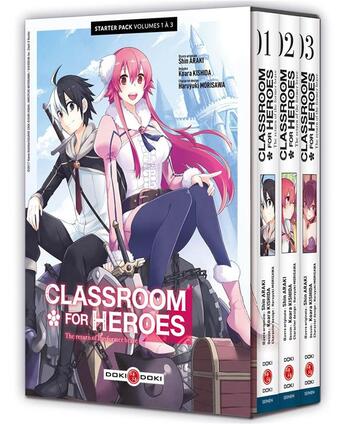 Couverture du livre « Classroom for heroes : t.1 à t.3 » de Shin Araki et Haruyuki Morisawa et Koara Kishida aux éditions Bamboo