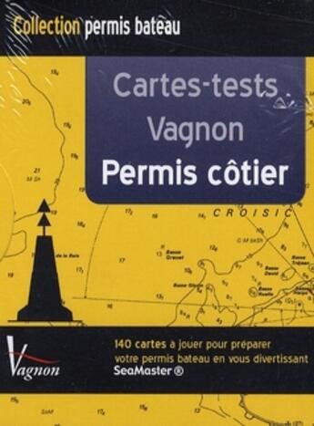 Couverture du livre « Cartes tests vagnon permis cotier » de Andre Nemeta aux éditions Vagnon