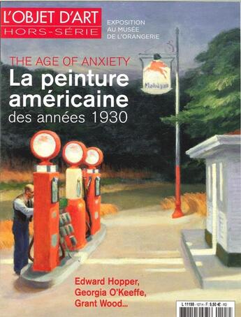 Couverture du livre « L'objet d'art hs n 107 les peintures americaines 1930 octobre 2016 » de  aux éditions L'objet D'art