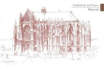 Couverture du livre « Lot de 5 cartes cathedrale de france - beauvais » de  aux éditions Satisfecit