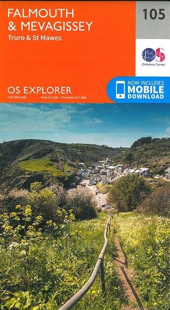 Couverture du livre « Falmouth & mevagissey » de  aux éditions Ordnance Survey