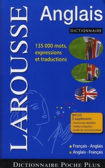 Couverture du livre « Dictionnaire poche plus ; français-anglais / anglais-français » de  aux éditions Larousse