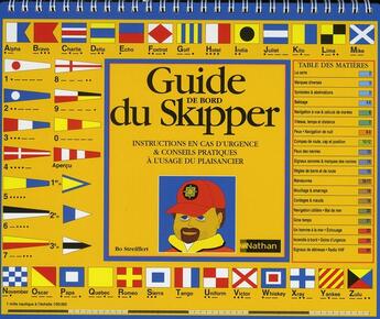 Couverture du livre « Le guide de bord du skipper » de Bo Streiffert aux éditions Nathan