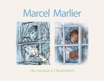 Couverture du livre « Marlier, du croquis à l'illustration » de Marlier Marcel aux éditions Casterman