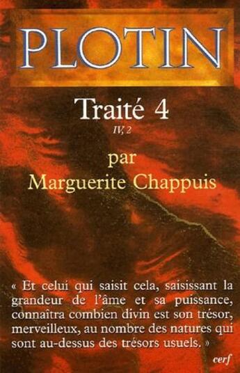 Couverture du livre « Traité t.4 (IV,2) » de Plotin aux éditions Cerf