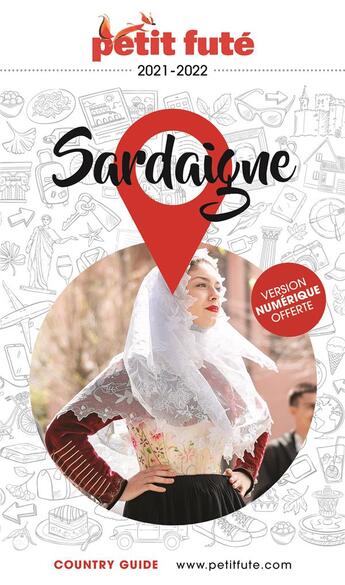 Couverture du livre « GUIDE PETIT FUTE ; COUNTRY GUIDE ; Sardaigne (édition 2021/2022) » de  aux éditions Le Petit Fute