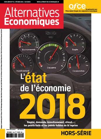 Couverture du livre « Alternatives economiques hors-serie n 114 - l'etat de l'economie 2018 » de  aux éditions Alternatives Economiques