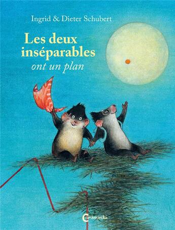 Couverture du livre « Les deux inséparables ont un plan » de Dieter Schubert et Ingrid Schubert aux éditions Cambourakis