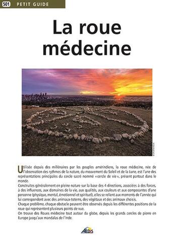 Couverture du livre « La roue médecine » de  aux éditions Aedis