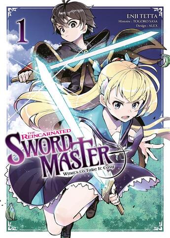 Couverture du livre « The reincarnated swordmaster Tome 1 » de Togoro Sasa et Enji Tetta aux éditions Meian