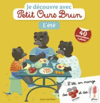 Couverture du livre « Je decouvre l'ete avec petit ours brun » de Marie Aubinais aux éditions Bayard Jeunesse