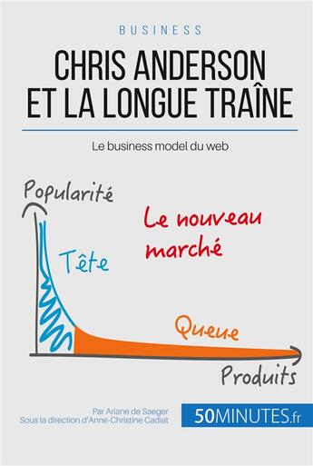 Couverture du livre « La longue traîne et Chris Anderson ; quand la diversité de l¿offre est plus rentable que les blockbusters » de Ariane De Saeger aux éditions 50minutes.fr