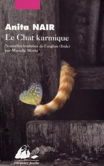 Couverture du livre « Le chat karmique » de Anita Nair aux éditions Picquier