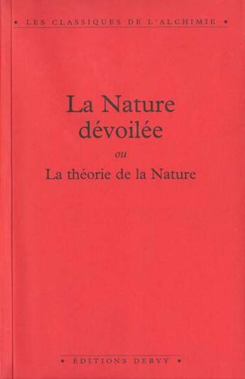Couverture du livre « La nature devoilee » de  aux éditions Dervy