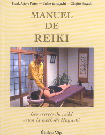 Couverture du livre « Manuel de reiki Hayashi » de Petter F.A. aux éditions Vega