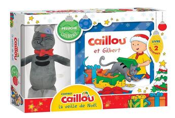 Couverture du livre « Les essentiels de Caillou : Caillou et Gilbert : la veille de Noël : où est mon chat » de Eric Sevigny et Anne Paradis aux éditions Chouette